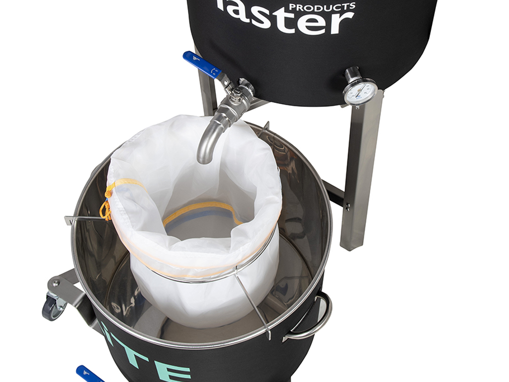 Extracción de resina con agua y hielo